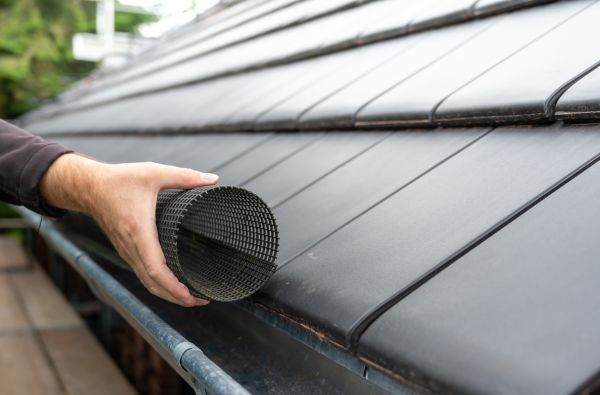 Gutter Mesh Installation in Angier